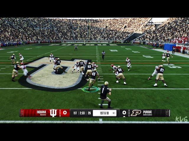 EA SPORTS College Football 25 - Indiana Hoosiers vs Purdue Boilermakers - Gameplay (UHD) [4K60FPS]