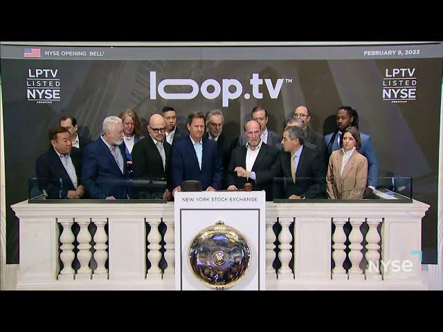 Loop Media, Inc. (NYSE: LPTV) Rings The Opening Bell®