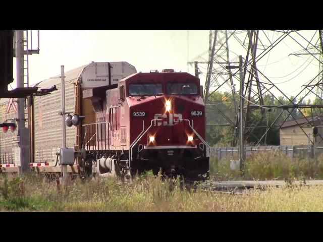 ETR and CP 242 in Windsor, ON. with Radio Communications (CPWindsorsub Vault)