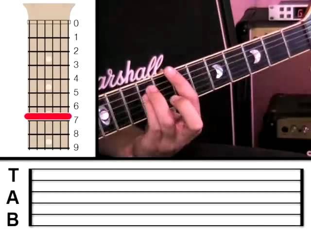 Guitar Lesson 9 - Bar Chords (www.vGuitarLessons.com) - YouTube.WEBM