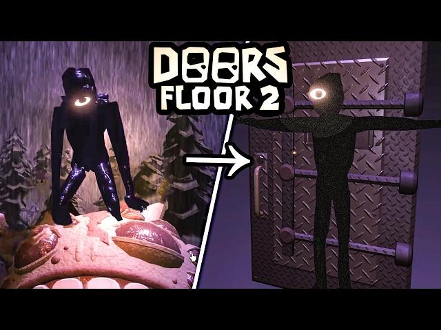 What happens to SEEK in ENDING after saving us? (Secrets & Hacks) - DOORS Floor 2 Update [The Mines]