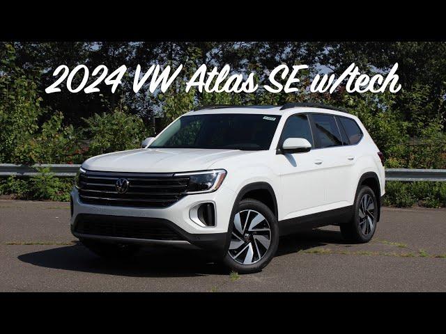 2024 VW Atlas (SE w/tech) - Full Features Review & POV Test Drive