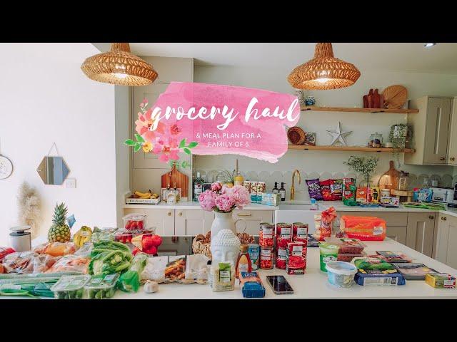 GROCERY HAUL & MEAL PLAN FOR A FAMILY OF FIVE | JUNE 2024