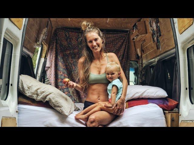 What I Eat In A Day VAN LIFE Mom