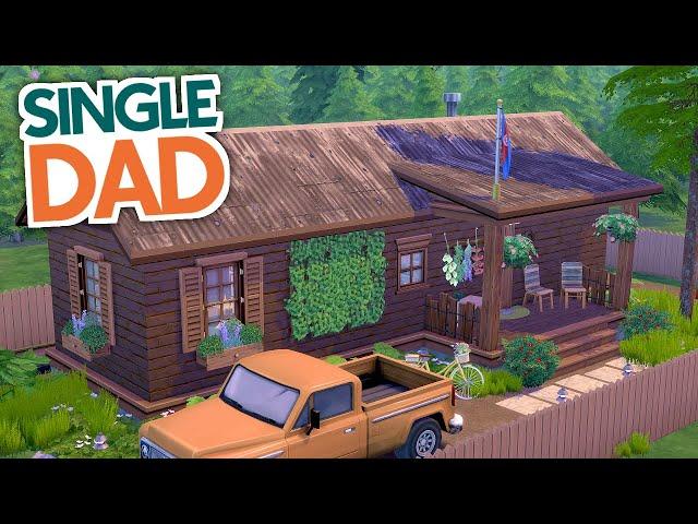 single dad's trailer home - the sims 4 - speed build - no cc