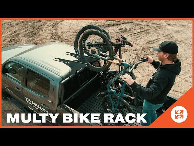 MULTY® Vertical Bike Rack System | Pickup Truck Bike Carrier | Made in North America