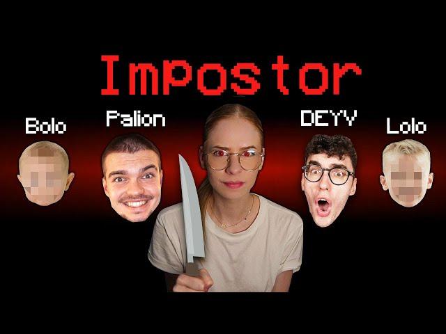 IMPOSTOR MILKY vs CAŁE PALIONOWO w Among Us!