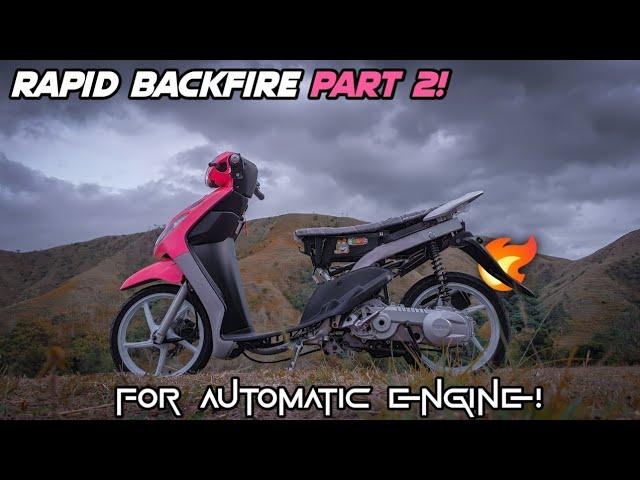 Part2 Rapid backfire | Idle ramble Tutorial | Mio Sporty  | YesManMotoVlog