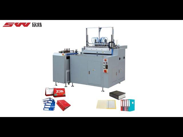 Semi Automatic hard Cover Book case Making Machine