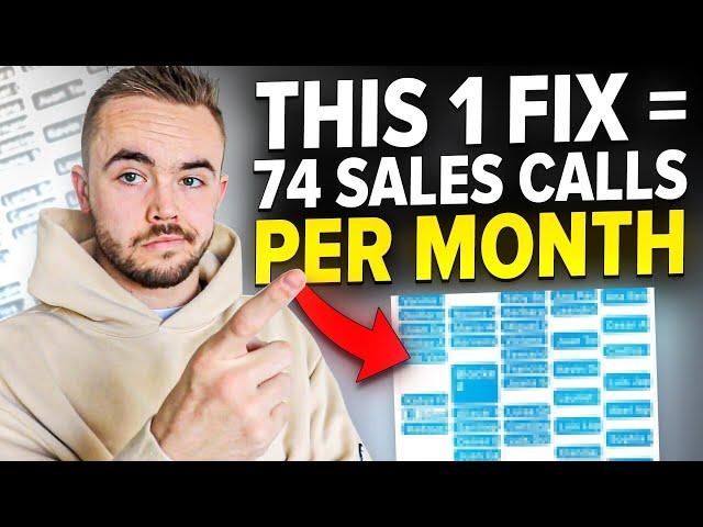 How This Simple Fix Can Get You 74 Booked Sales Calls Per Month!