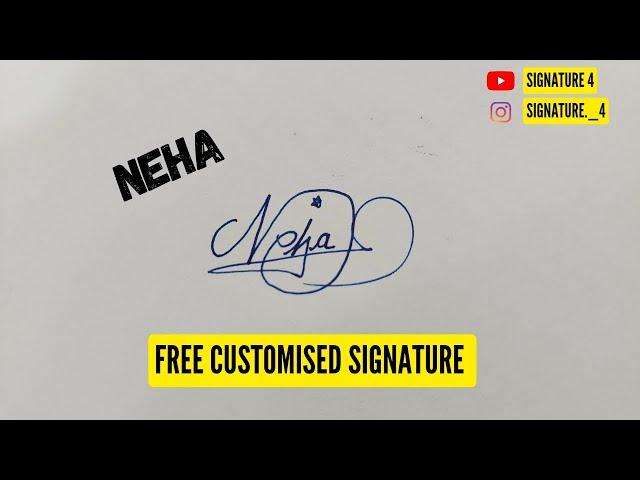 Neha | Name | Signature | Style | #shorts