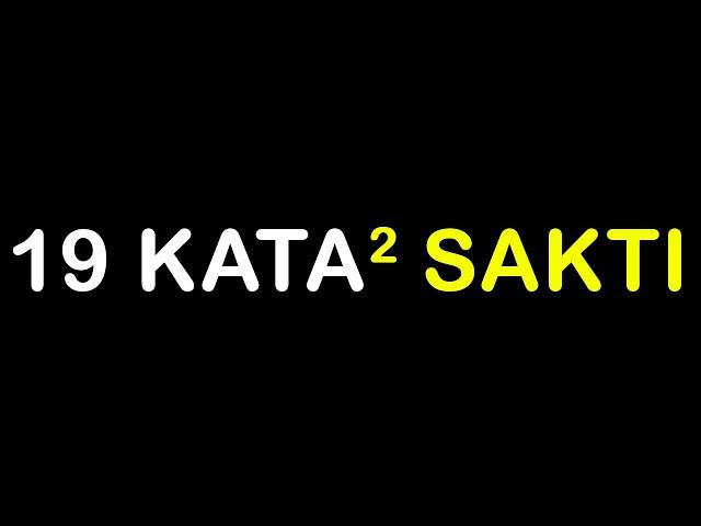 19 KATA SAKTI YANG MENINGKATKAN RASA SYUKUR || Sang Pengelana