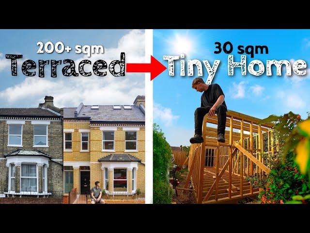 Terraced to Tiny House, Downsizing and Self Building My Dream 30sqm/322sqft Home