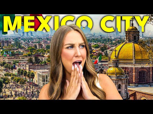 OUR FIRST TIME IN MEXICO CITY SHOCKED US! FIRST DAY IN MEXICO 