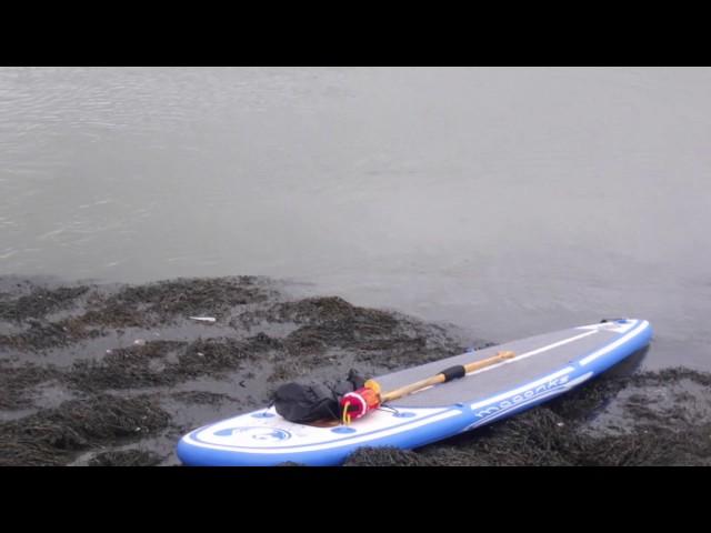 The Swellies, Menai Straits on a Paddleboard.