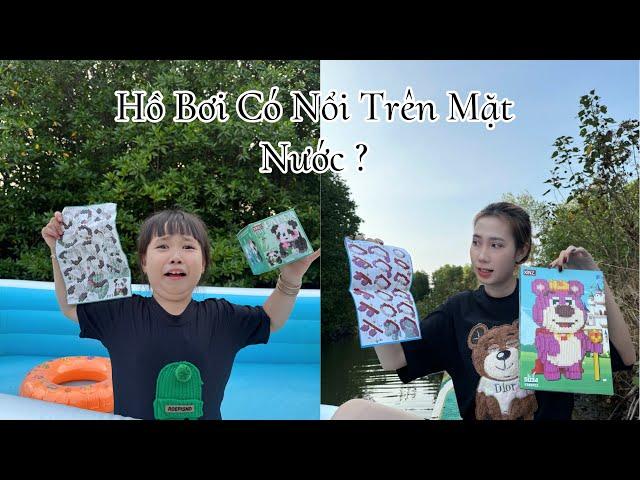 HỒ BƠI CÓ NỔI TRÊN MẶT NƯỚC ? BÉ SÚN | SAM SAM