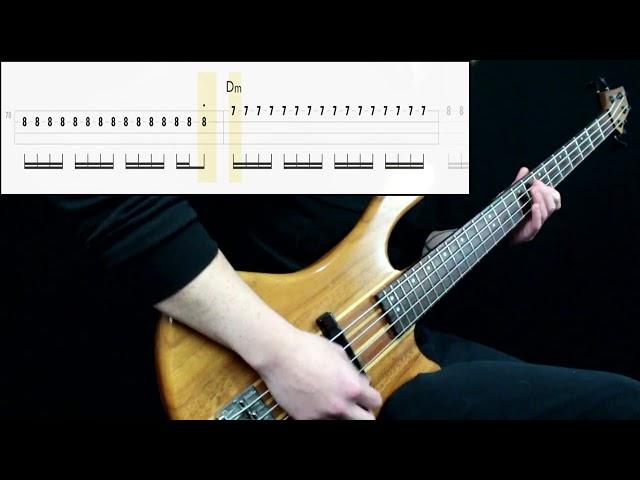 Red Hot Chili Peppers - Parallel Universe (Bass Cover) (Play Along Tabs In Video)