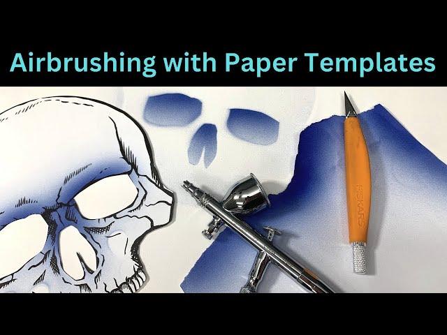 Paper Template Airbrushing Tips For BEGINNERS