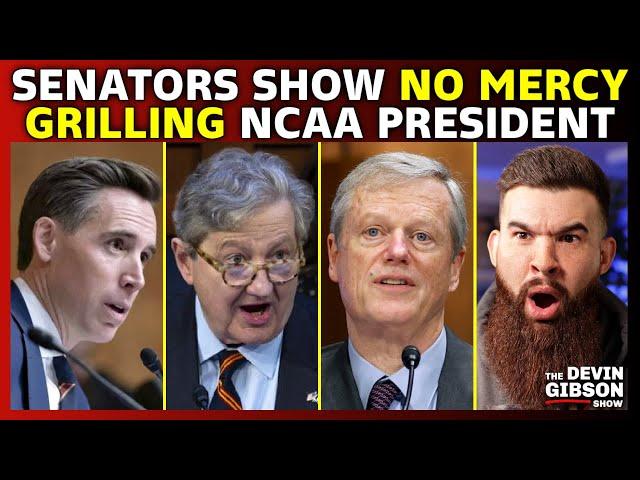 HEATED EXCHANGE! Senator Hawley and Kennedy Show No Mercy Grilling NCAA President