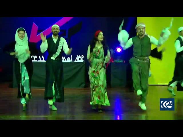 Members of the Kurdistan Region's diverse ethnoreligious groups perform in traditional attire