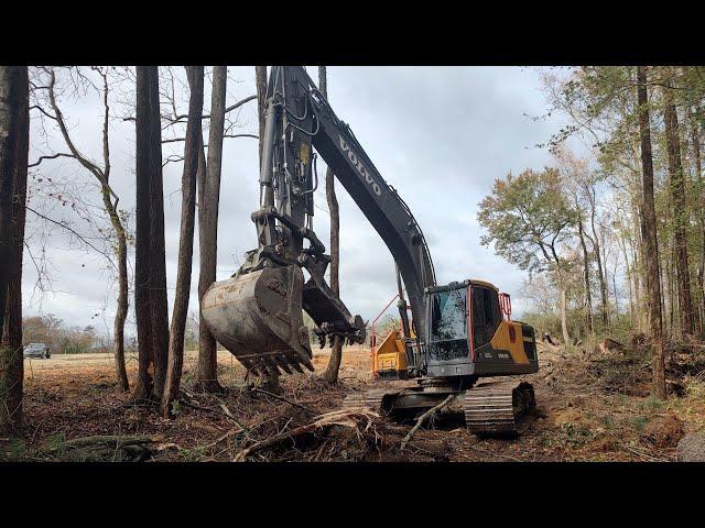 Clearing The Tree Line Back Behind The Pad