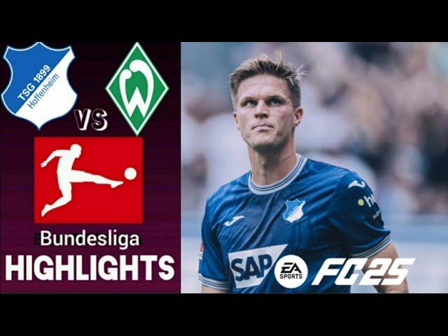 TSG Hoffenheim vs SV Werder Bremen 5.Spieltag Bundesliga highlights