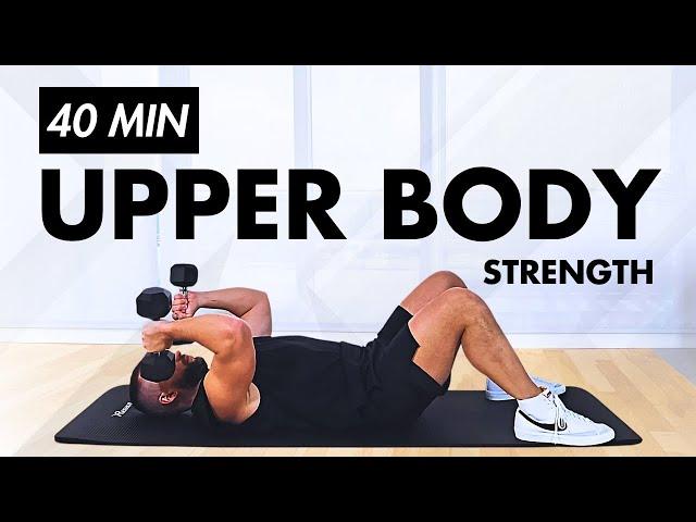 30-Minute Dumbbell Workout at Home for TONED Upper Body