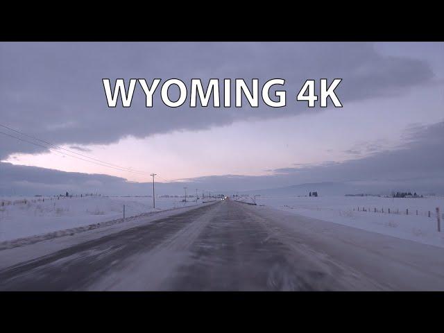 American West - Wyoming 4K -  Scenic Drive