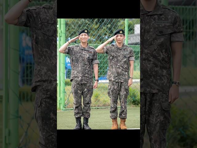 Teahyung  abd namjoon complete the military service and  have been official discharge