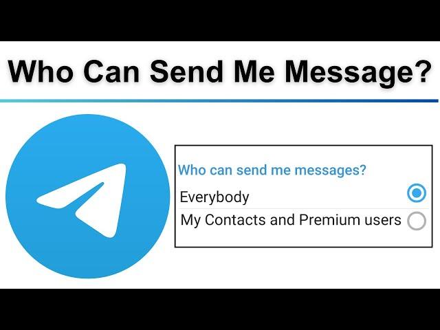 who can send me message in telegram?