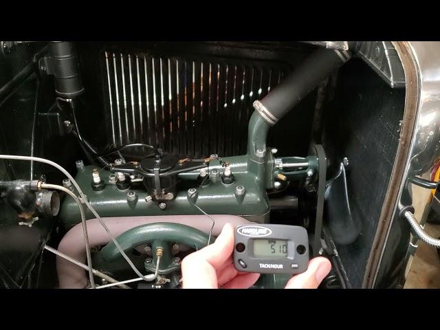 Ford Model A timing, point gap, and idle set to produce that iconic exhaust note