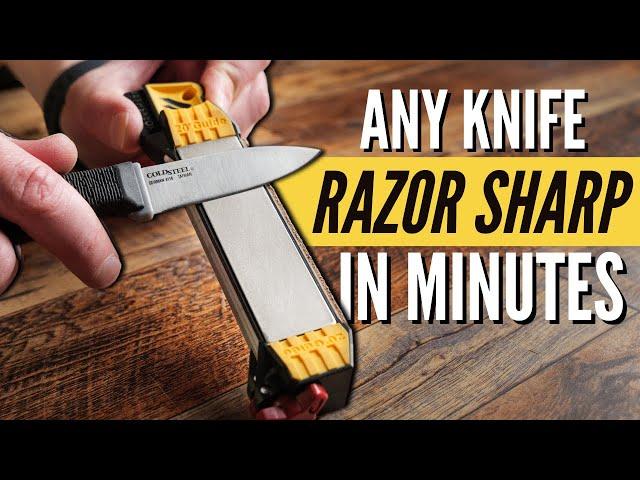 How to Sharpen ANY Knife RAZOR Sharp with Work Sharp Field Sharpener