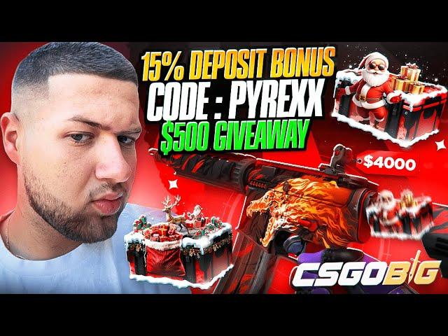  CSGOBig Promo Code 2024  ( Free Bonus Skins Money and Cases ) | CSGOBIG 15% DEPOSIT BONUS 