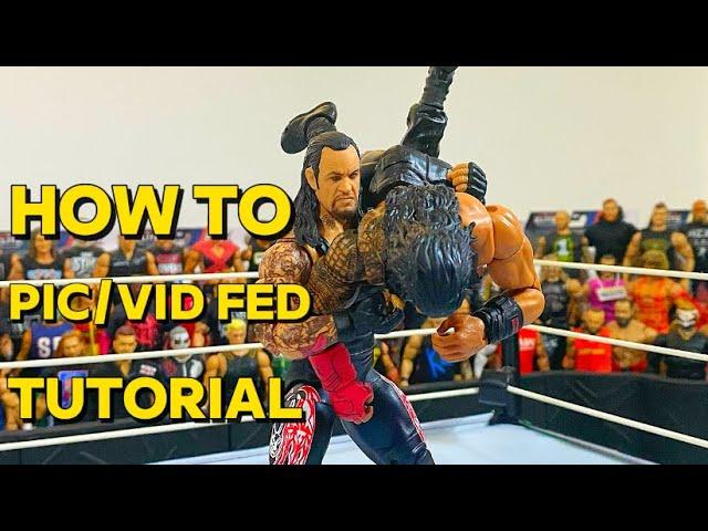 HOW TO PIC/VID FED TUTORIAL WWE ACTION FIGURES !