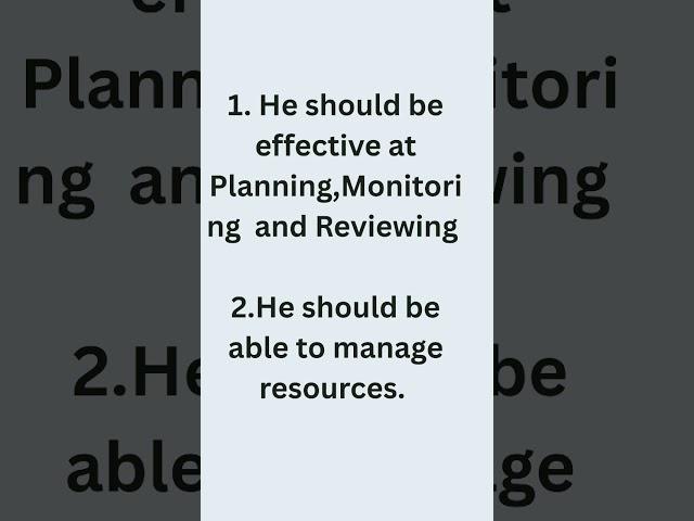 What skills  should a Project  Manager  have?| Project Management | IGNOU TEE