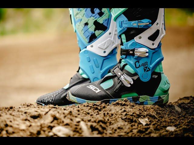 Sidi Crossair X dirt bike boot Developed with Antonio Cairoli