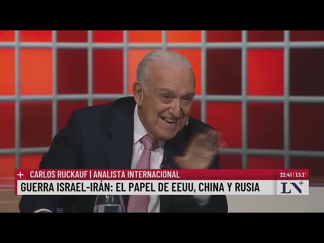 Guerra Israel - Irán: el papel de EEUU, China y Rusia. El análisis de Ruckauf con Pagni