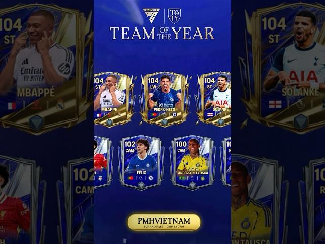 Starter and Nominee TOTY Players (My concept) ?/10 #TOTY #FC25 #FCMobile