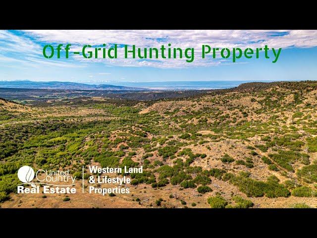 Western Colorado Off Grid Hunting Property For Sale