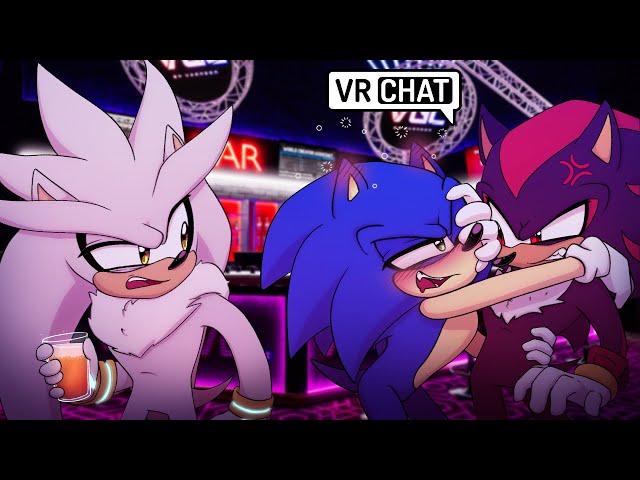 Sonic Flirts With Shadow?! - Silver's Chaotic Birthday! (VR Chat)