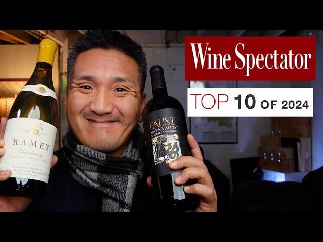 WINE SPECTATOR Top 10 of 2024 | Tasting & REACTION!!!