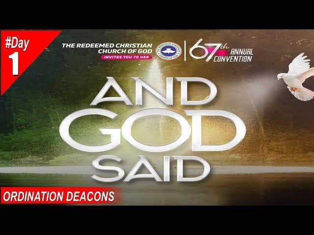 RCCG 2019 HOLY GHOST CONVENTION #Day1- Morning