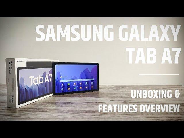 Samsung Galaxy Tab A7 Unboxing And Features Overview