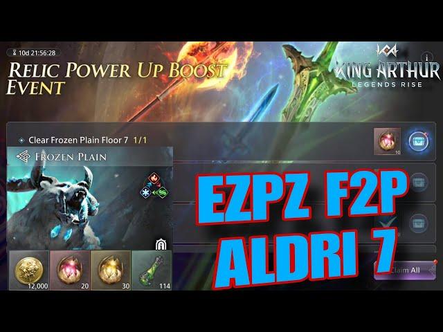 Pure F2P Lineup Floor 7 Aldri - King Arthur Legends Rise