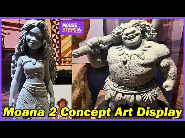 'Moana 2' Concept Art and Maquette Display at Disney's Hollywood Studios - Walt Disney World