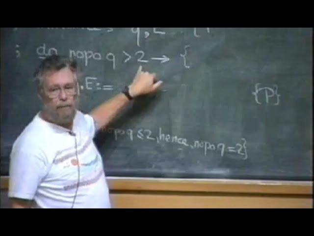 Edsger Dijkstra - An Interplay Between Programming and Mathematics - 1992