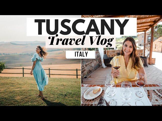 Tuscany Italy Vlog: Wine Tasting Trip, Montalcino, & Montepulciano