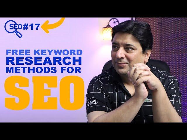 Learn SEO | Free keyword research methods for SEO | SEO Course in URDU