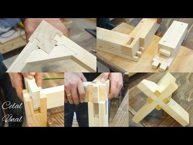 Wood corner joints / Woodworking joints / Part 2