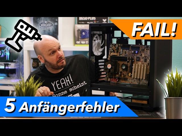 5 fatale Gaming PC-Baufehler, die dich hunderte Euros kosten können – vermeide sie jetzt!